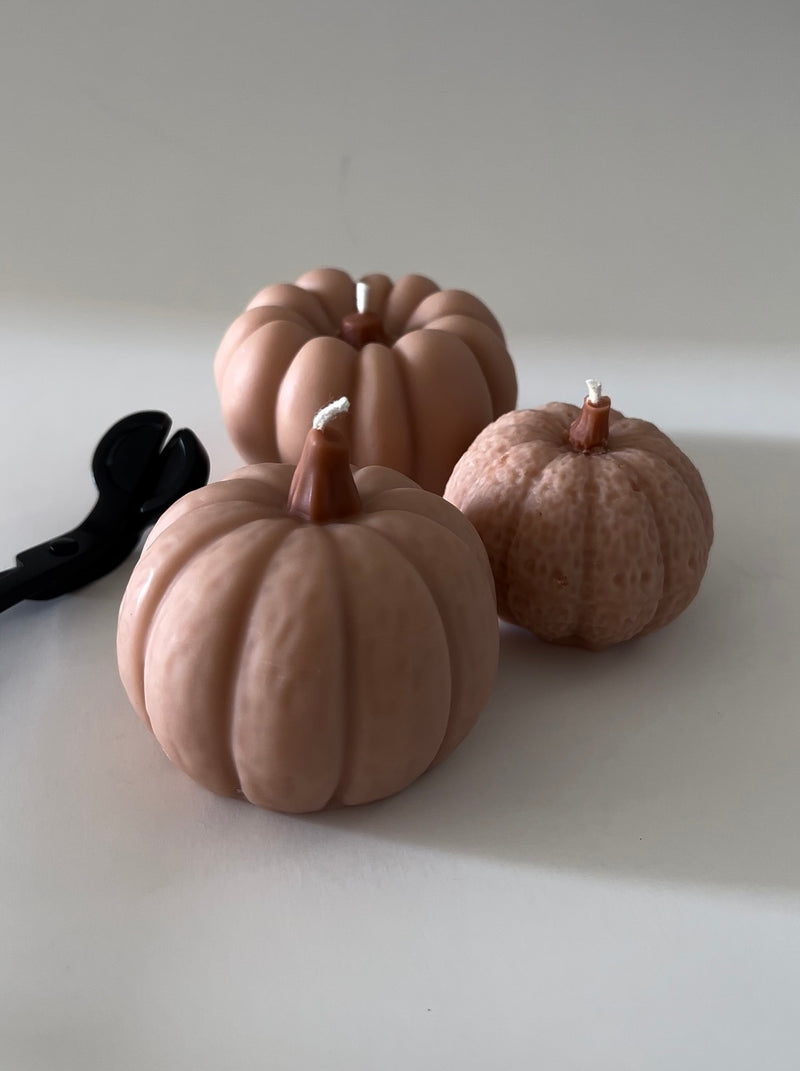 MINI PUMPKIN CANDLE SET