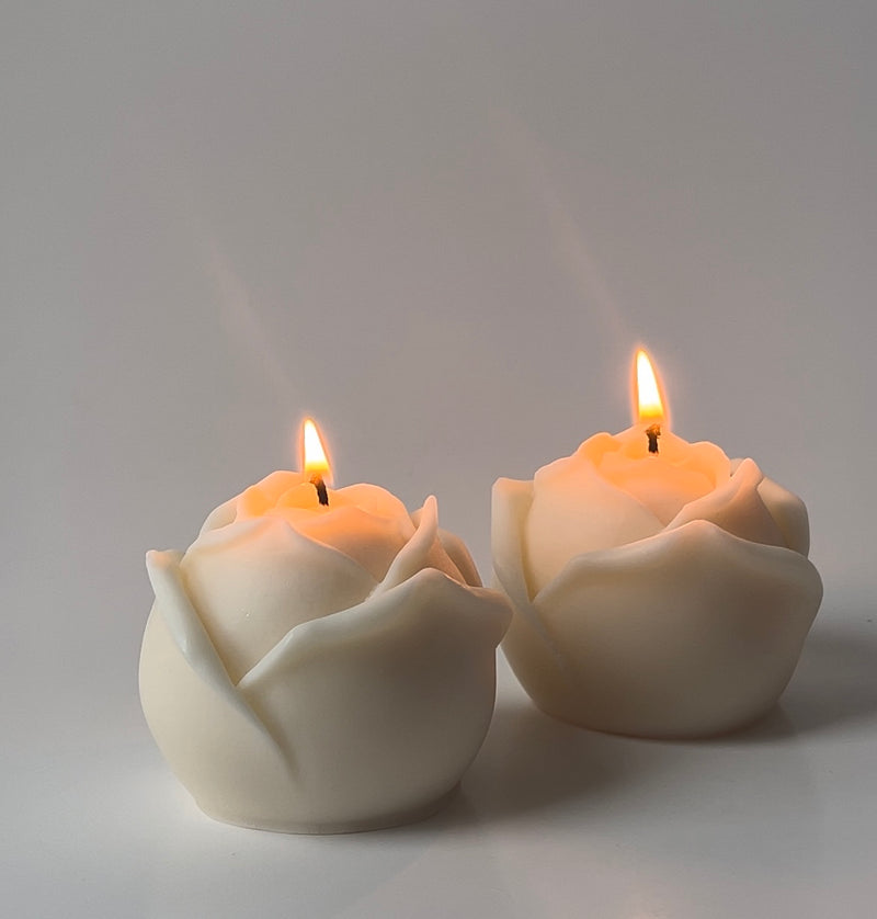 ROSE CANDLE SET