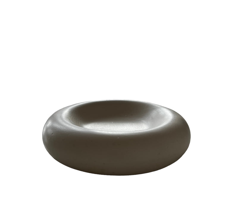 CHUNKY ROUND STONE-LIKE JEWELRY DISH